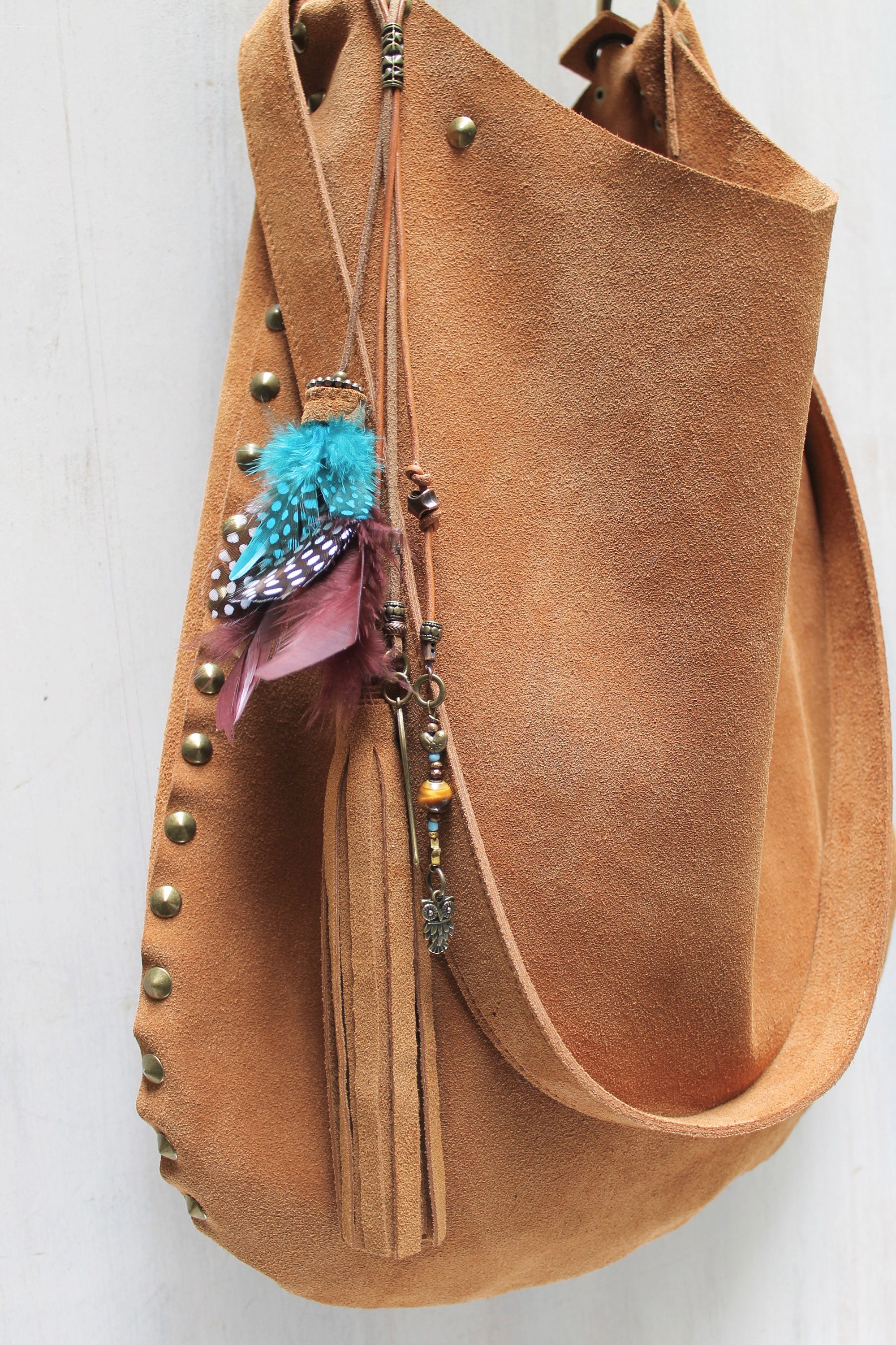◆ILLIGO◆ Stud Ornament Hobo Bag Brown 25SMBAG02BR MUSINSA | ILLIGO Stud Ornament Hobo Bag Brown