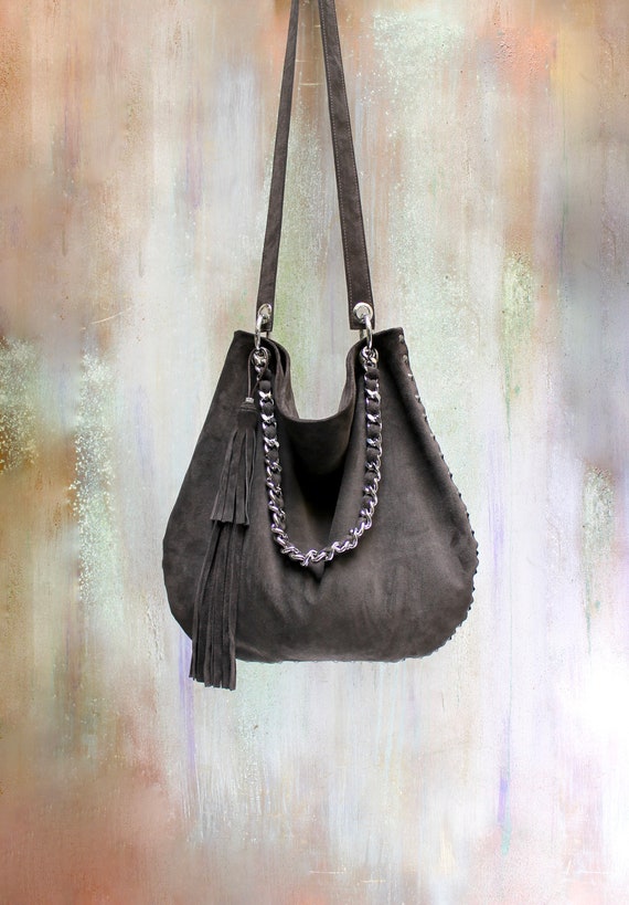 leather crossbody hobo bag