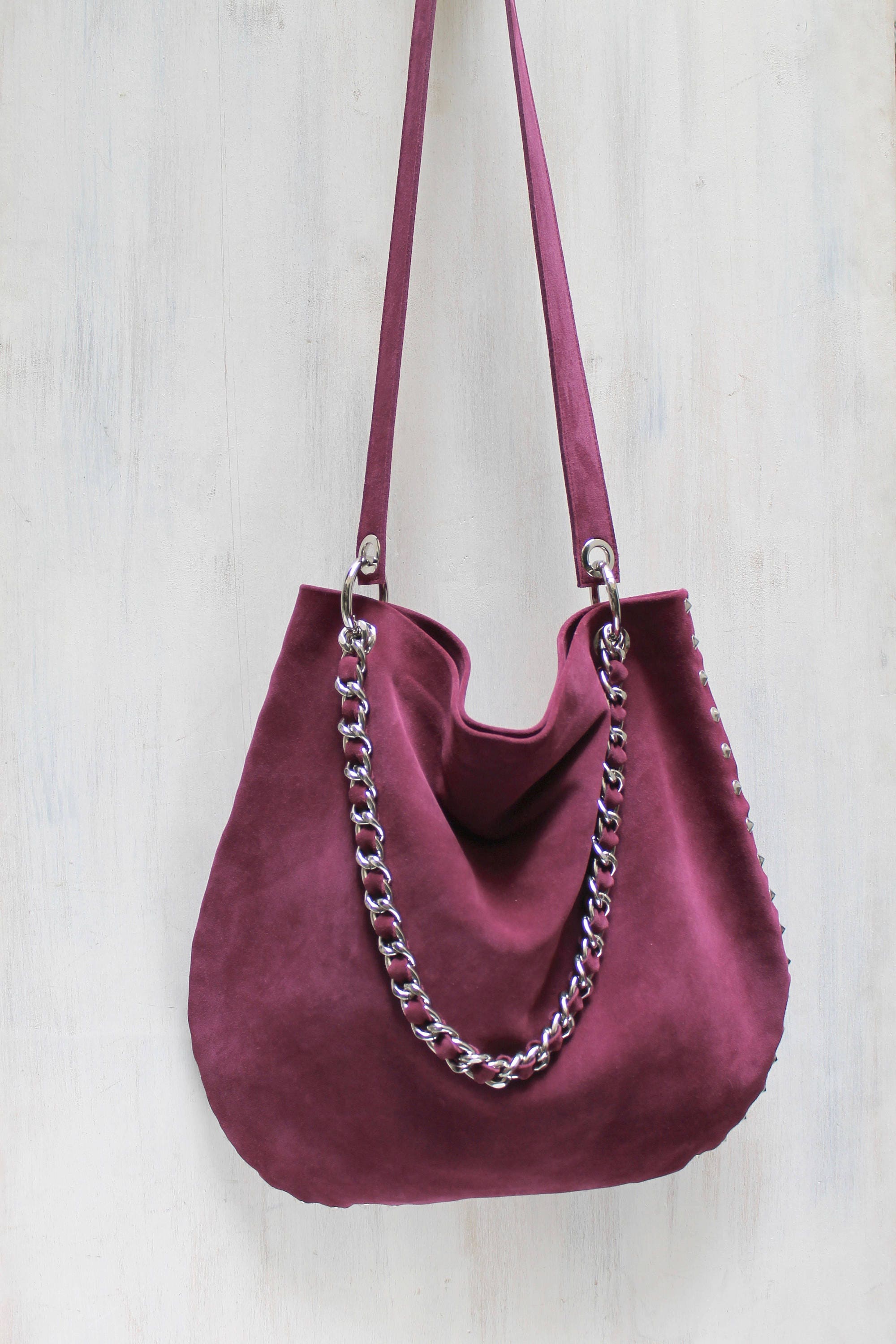 セール】[MY BEST BAG]牛革×スエードハンドバッグイタリア製