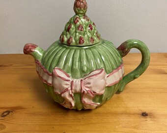 Vintage Pink Art Deco Cube Square Teapot Made in Japan - Etsy