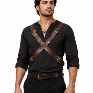 Cross Chest Harness - Etsy Canada display picture 3
