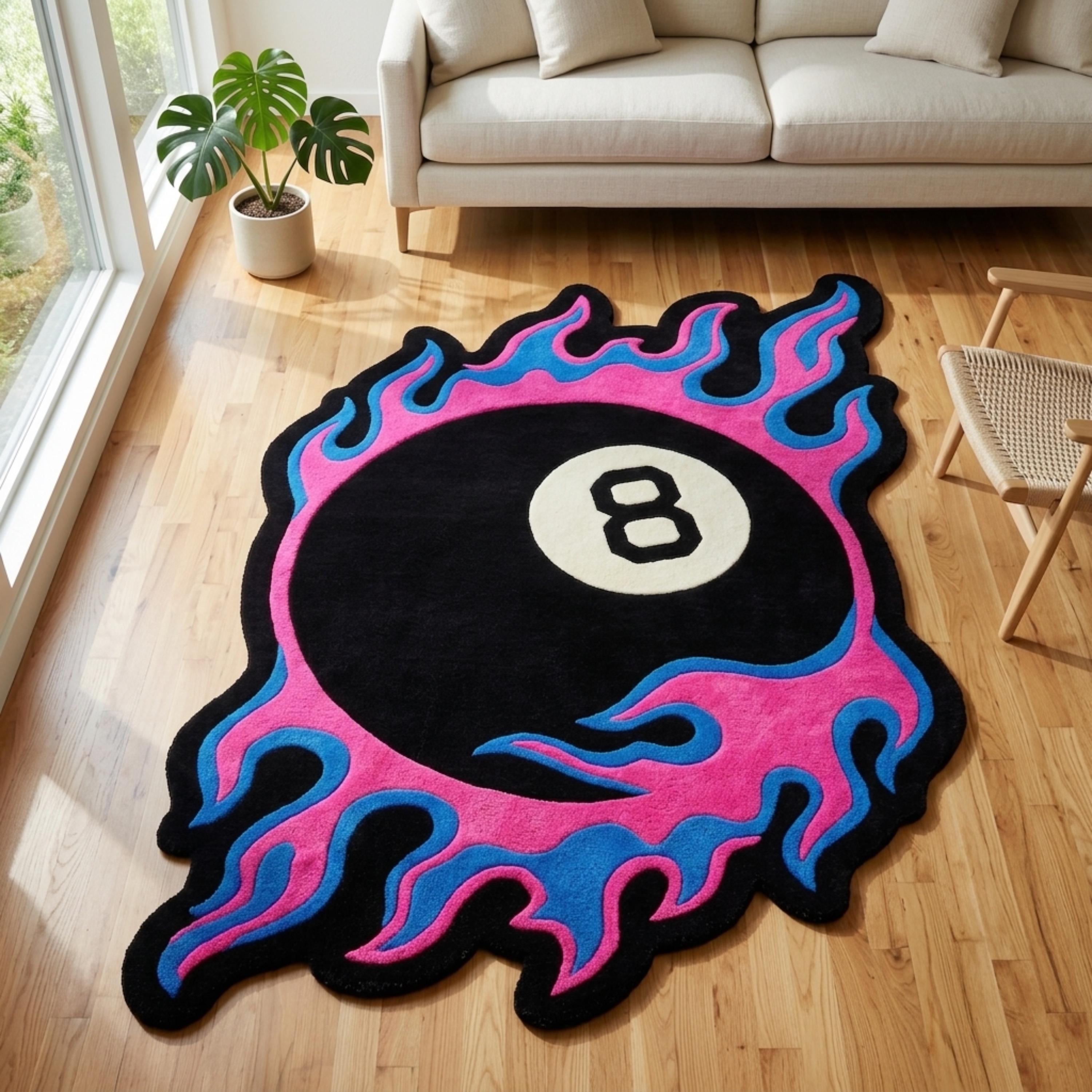 Stussy 8 Ball Rug - Etsy