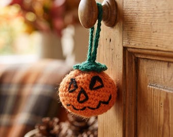 Halloween Pumpkin Crochet Pattern PDF, Mini Amigurumi Pumpkin, Cute Jack O Lantern, Fall Decor Crochet, Halloween DIY