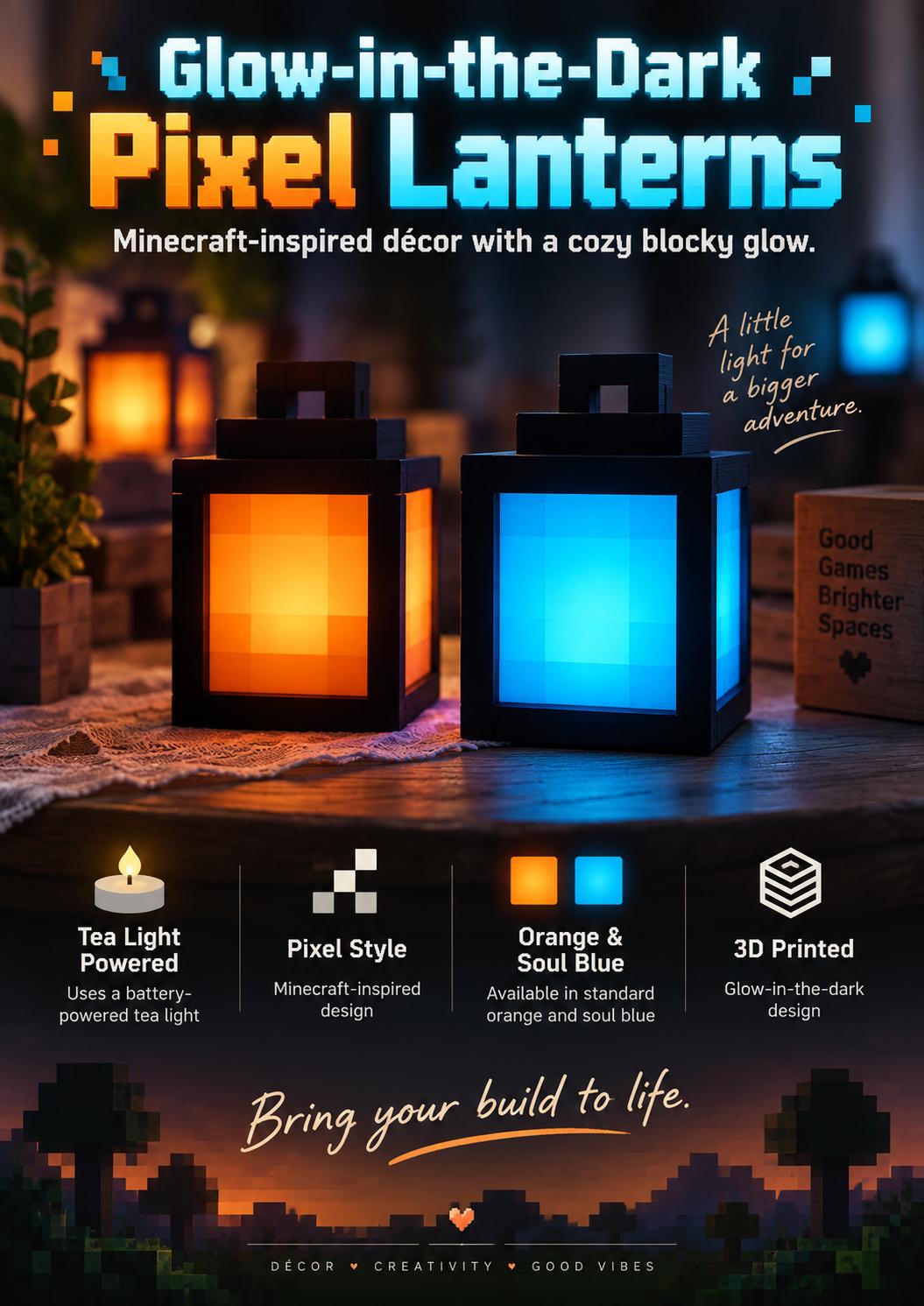 ピクセルブロック デスクランプ Pixelated Lamp - Etsy