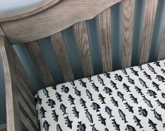 fishing crib sheets