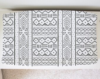 mudcloth changing pad cover