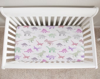 dinosaur crib sheet