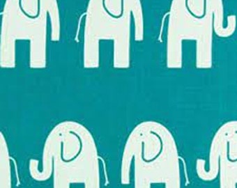 Petrol Elefant Stoff