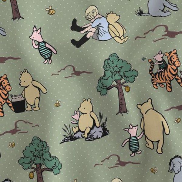 Classic Pooh Changing Pad Cover - Multiple Colors