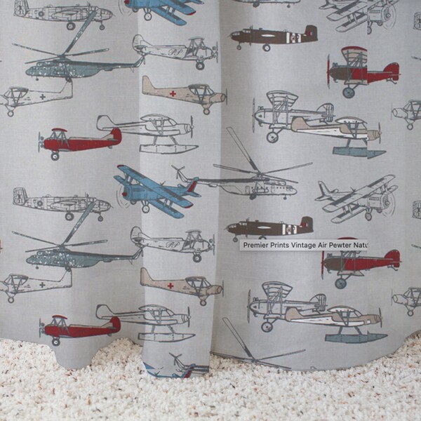 Airplane Curtains Etsy