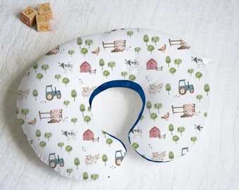 Barnyard Nursing Pillow Cover  with Personalization Option