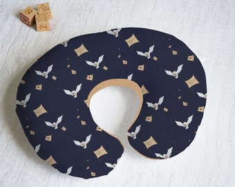 Owl Nursing Pillow Cover  with Personalization Option