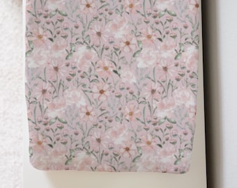 Baby Shower Gift Baby Girl Gift New Baby Gift Blush Garden Changing Pad Cover