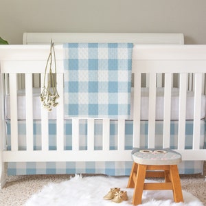 Blue Crib Bedding Etsy Canada