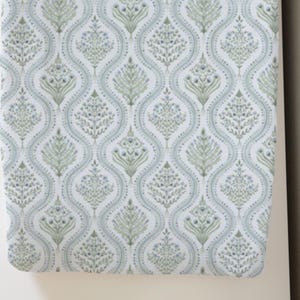 Baby Shower Gift New Baby Gift New Mom Gift -Monticello Green and Blue Changing Pad Cover
