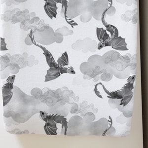 Dragon Clouds Changing Pad Cover  - Multiple Colors