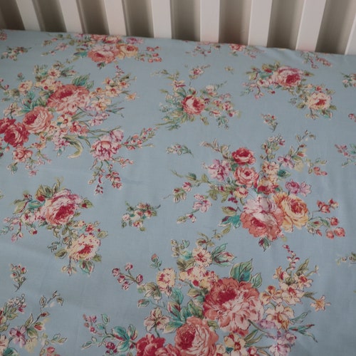 Floral Baby Girl Crib Sheets Floral Nursery Bedding Etsy