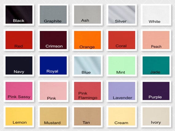 Solid Color Bumper Pads Etsy