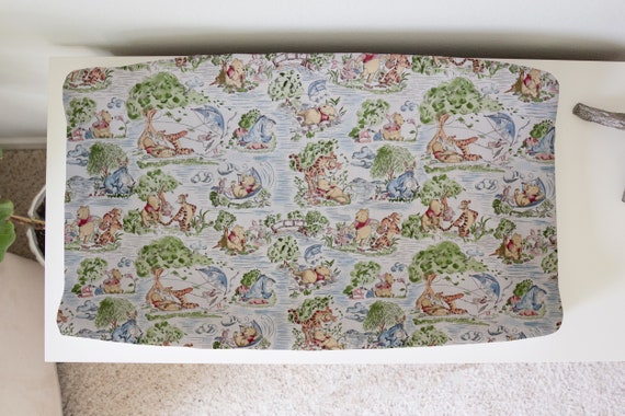 winnie the pooh changing pad cover