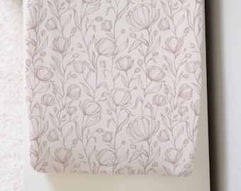 Blush Floral- Changing-Pad-Cover