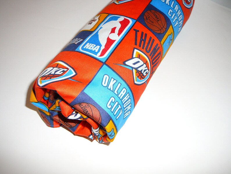 NBA Oklahoma City Thunder Woven Jacquard Baby Blanket ...