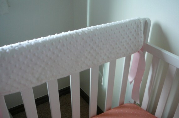Solid Color Minky Teething Crib Rail Cover Etsy