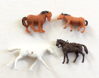 Horses Apes Huge Lot of Toys Snakes Sharks