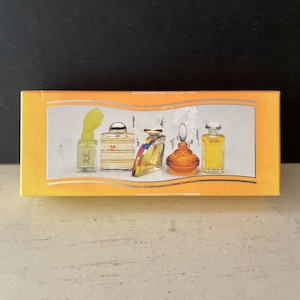 French Les Meilleurs Parfums de Paris, Souvenir Set of 5, Balenciaga, Balmain, Scannon, Ted Lapidus, Courreges image 2