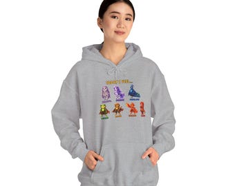 Sudadera con capucha "Hoy me siento" / Sensaciones de animales de los chakras / Diarios de animales de la isla de los chakras