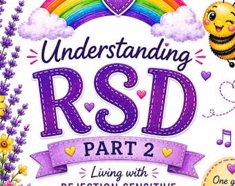 Understanding RSD Part 2 Workbook | Rejection Sensitive Dysphoria, ADHD, Autism Journal (Digital Download)