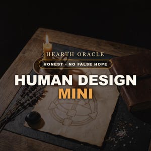 Human Design Mini Reading, Your Type Strategy and Authority Essentials, Personalized Bodygraph Starter PDF