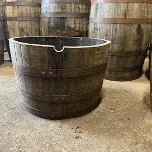 Whiskyfass als Übertopf