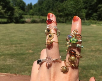 Wire Wrap Ring Assortment -- Pick One!