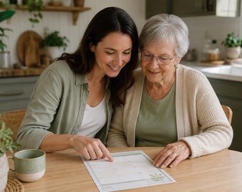 Dementia & Memory Care Daily Companion PDF, Caregiver Planner for Routine, Behavior Tracking and Safety, Instant Download