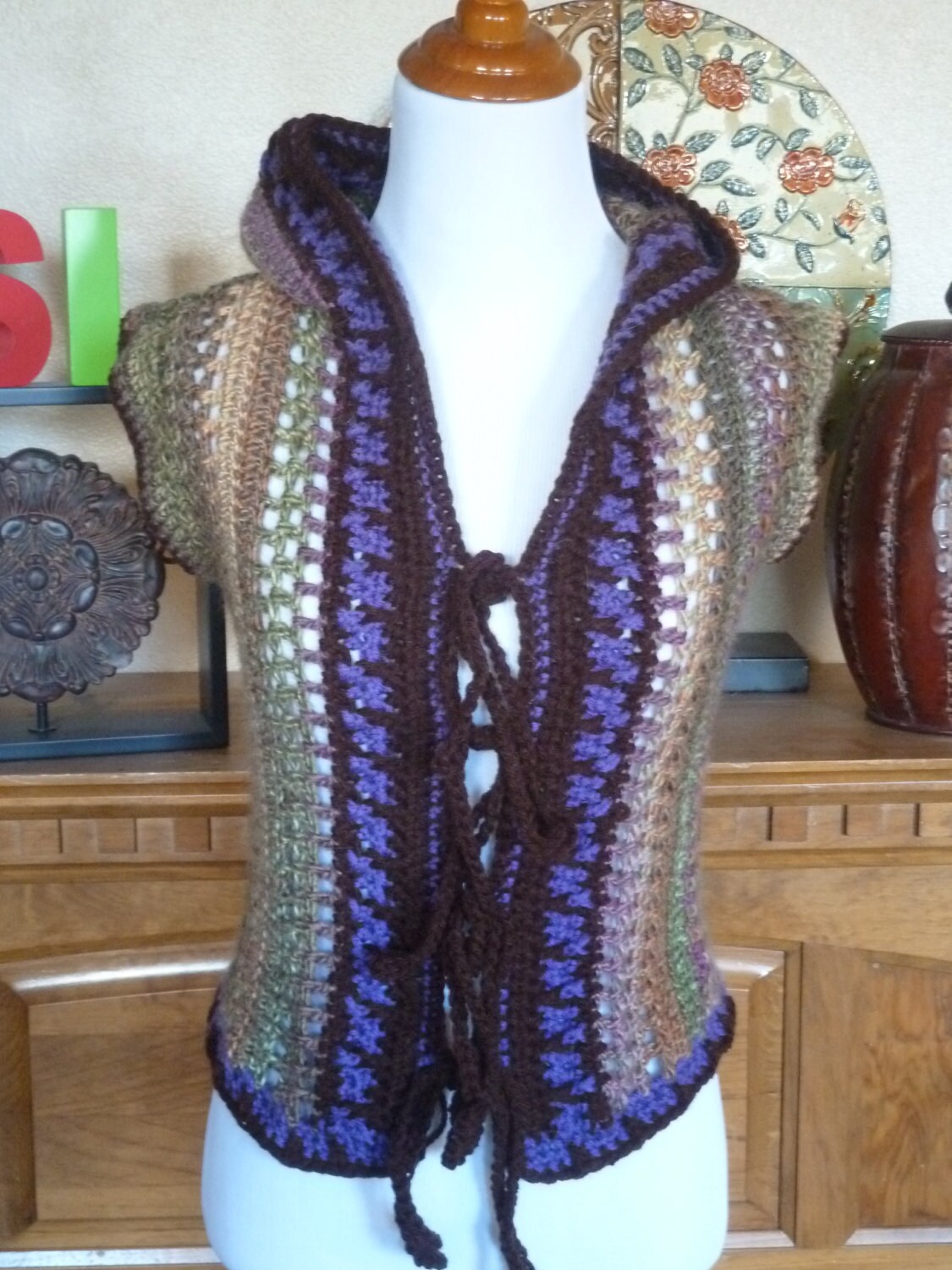 Gilet a nouer devant new arrivals
