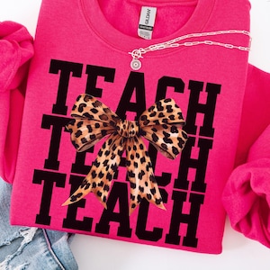 Sudadera con estampado de leopardo para profesores universitarios, sudadera con estampado de leopardo para profesores, sudadera con cuello redondo con estampado de leopardo para profesores, regalo de agradecimiento para profesores