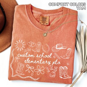Custom PTO Shirt, Western Parent Teacher Association TShirt, Custom pta Shirt, Gift For PTA Mom, School Volunteer PTO Squad TShirt
