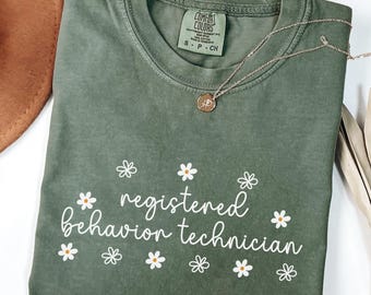Comfort Colors RBT Shirts, Registered Behavior Technician TShirt, Autism Awareness Shirt, ABA Tee, Gift for RBTs, RBT Group Shirt