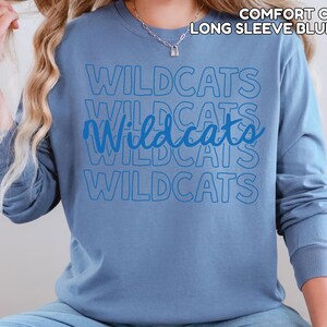 Comfort Colors Custom School Mascot Shirt School Spirit TShirt Team Mascot Shirt Team Mom Gift for Teacher Back To School Team Spirit Tee image 19
