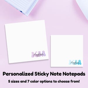 Personalizowane bloczki samoprzylepne Post-it dla BCBA, spersonalizowany notatnik z listą zadań do wykonania dla terapeuty behawioralnego, prezent z podziękowaniami dla terapeuty ABA, analityka zachowań