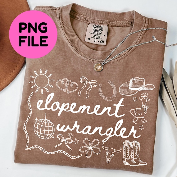 Elopement Wrangler PNG, BCBA Shirt png, RBT Shirt png