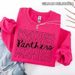 Comfort Colors Custom School Mascot Shirt School Spirit TShirt Team Mascot Shirt Team Mom Gift for Teacher Back To School Team Spirit Tee image 16