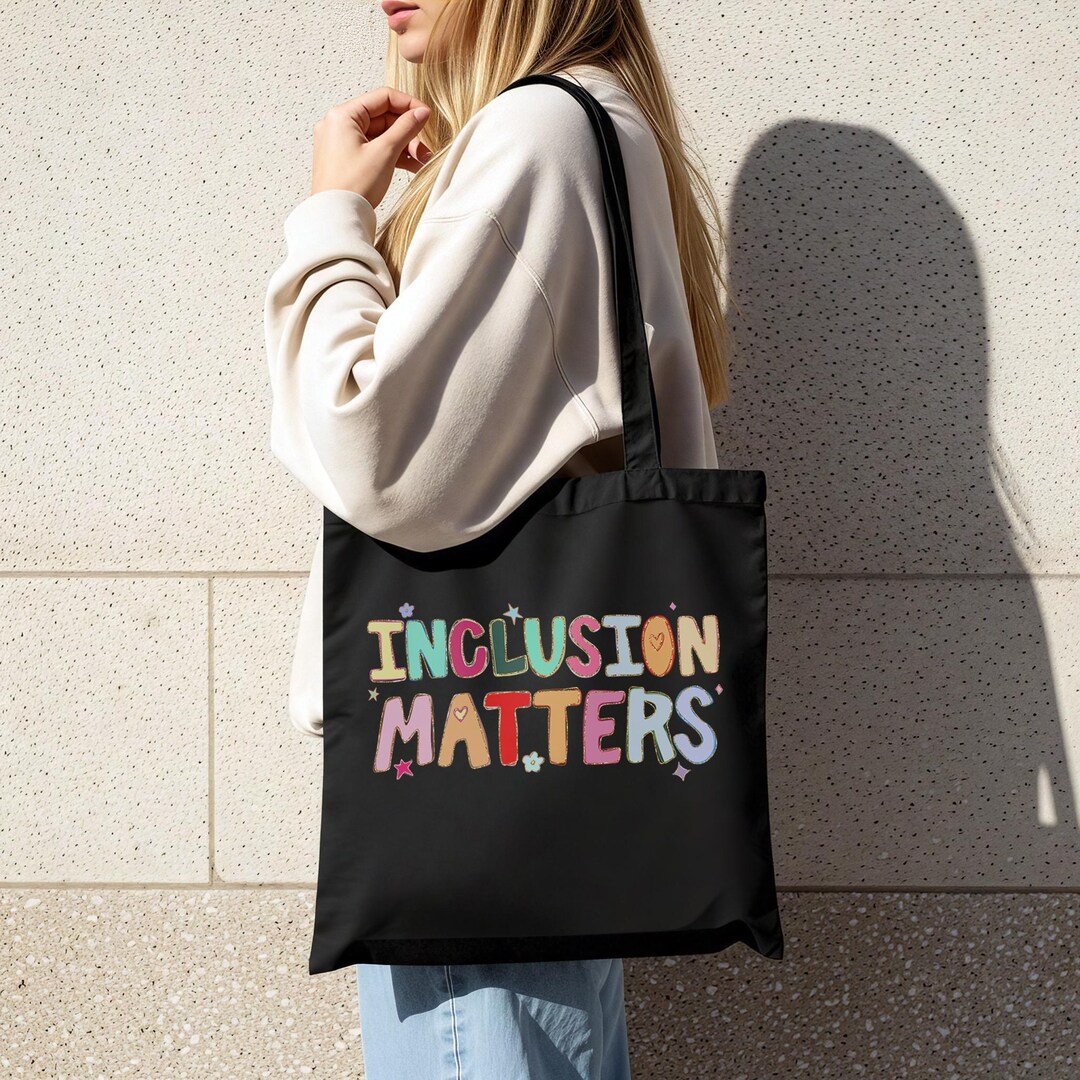 Inclusion Matters Tote Bag Special Education Teacher Tote Bag BCBA ...