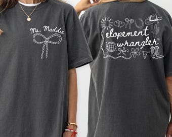 Custom Elopement Wrangler Comfort Colors ABA Shirts for BCBA Shirt Special Education Teacher TShirt RBT Shirts Gift for Autism Mom Tee