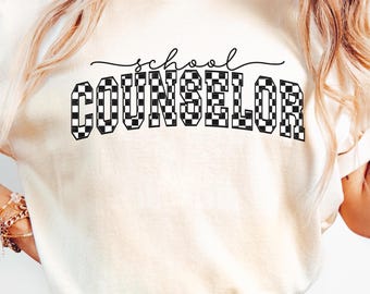 Comfort Colors School Counselor Shirt, Middle School Counselor Shirt, School Counselor Gift, Minimalist Counselor Back To School Shirt