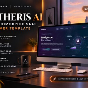 Futuristische, animierte, konversionsstarke KI-SaaS-Website im schrägen morphischen Stil mit grundlegender SEO