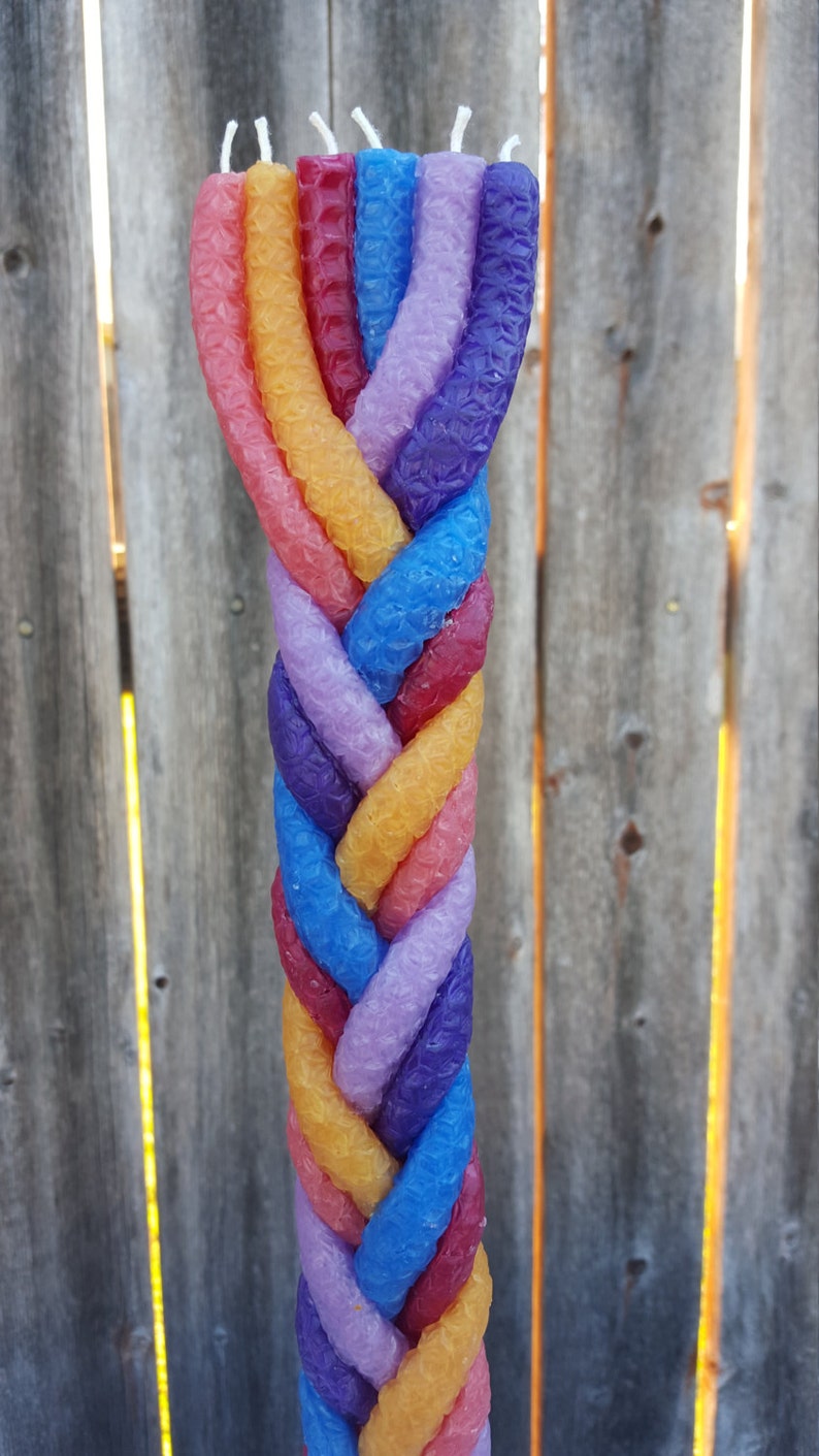 Israeli Sunset Havdalah 6 Wick Braided 100% Natural - Etsy