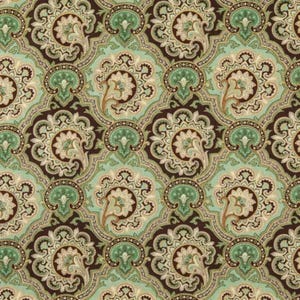 ヘアバンメーカー、巧みなバン、熱を使わないカール、ペイズリー Green&Gold paisley