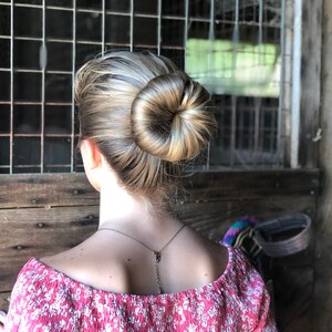 Updo bun maker, deft bun, heatless curls, butterflies, dogs, ballet bun, Curling accessory, easy bun, hair accessory image 5