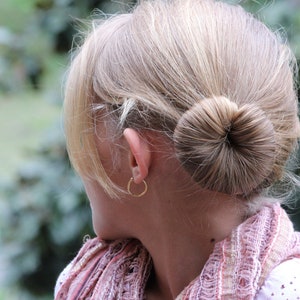 Handmade Hair Bun Maker, Heatless Curls, hair accesory, Polkadot Curlinator image 10